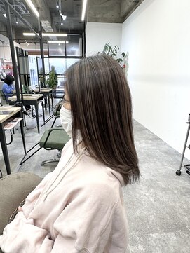 トリニティ 本厚木(trinity) デザインハイライトグレージュストレート