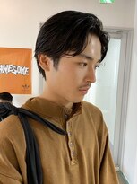 ルーム(Loom.)&nbsp;メンズカットセンターくせ毛風マッシュスタイル