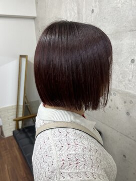 メルシー トータル ブランディング サロン(merci TOTAL BRANDING SALON) 大人ボブ/ベリーカラー【横浜】