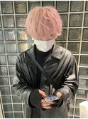 ベリーショート/ダークアッシュ/ニュアンスパーマ/韓国マッシュ