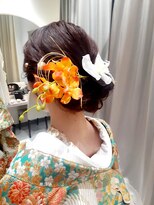 ブラウ ネイル パーティー(Blau Nail Party)&nbsp;華やかシニヨン