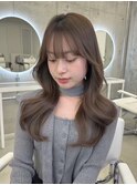 透明感ヘーゼルアッシュ*韓国くびれヘア