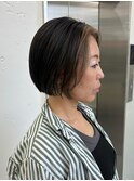 JILL STUDIO ショートボブ×バングカラー×フェイスフレーミング