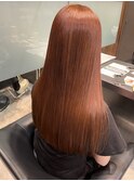髪質改善ベホマ×ピンクベージュ