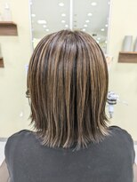 プールドゥマン 屯田(POUR DEMAIN)&nbsp;切りっぱなしボブ/アンブレラカラー/ハイライト/白髪染め/屯田