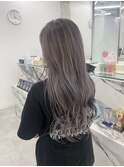 ラベンダーシルバーバレイヤージュ