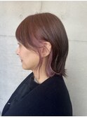 ラベンダーピンクインナーカラー