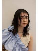 ノフ(knof)&nbsp;レイヤーボブ×地毛風カラー×ニュアンスパーマ