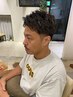 菊池指名限定メンズカット＋メッシュ＋トリートメント→１１０００円