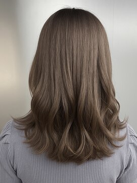 セブンルックス(7LOOKS) 【髪質改善】アッシュブラウン×くびれミディアム