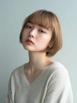 シェル 立川(shell) くびレイヤーエモージュグレージュカラーくびれショート【立川】