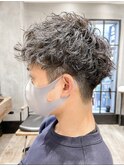 ツイストスパイラルパーマ/スパイキーショート/ツーブロック