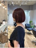 切りっぱなしボブ