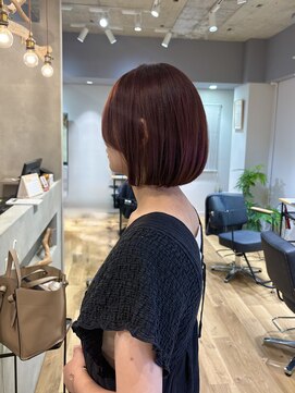 ルーク バイ ヘアーポケット(Luke by hair pocket) 切りっぱなしボブ