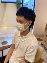 リヤン(Le lien)&nbsp;サーフカール/フェザーパーマ/刈り上げセンターパート/溝の口