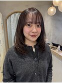 オリーブグレー/韓国風巻き/レイヤーカット/髪質改善/縮毛矯正