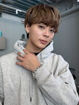 トリッカ シブヤ(TRICCA SHIBUYA)&nbsp;メンズカットパーマカラーニュアンスフェザーシャドウ束感渋谷