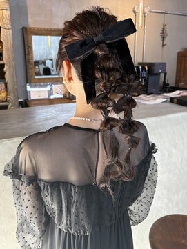 【ステップボーンカット】結婚式参列アレンジ