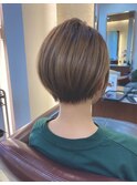 丸みショートヘア