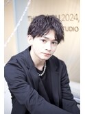 無造作髪型ショート渋谷パーマメンズ
