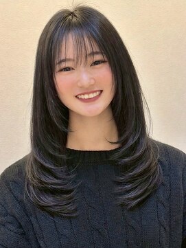 ヘアリゾート粋 新宿三丁目本店 ナチュラル/レイヤーカット/セミロング
