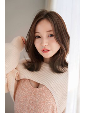 クム(kumu) 【kumu】くびれミディ /グレージュ/ アイドル前髪/栄/名古屋