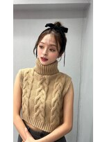 ボタン コロン 表参道 原宿(VOTAN COLON) オリーブブラウン/レイヤーカット/透明感カラー/韓国ヘア