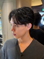 ロンドリメゾン 原宿(Lond re Maison.) men's/メンズ/ニュアンスウルフパート/リバースセンターパート