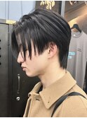 【GEEKS渋谷】ストレートセンターパート/スポットパーマ/韓国風