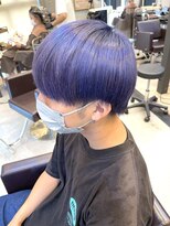 ネリ(NERi)&nbsp;鮮やか発色☆メンズダブルカラー×パープル