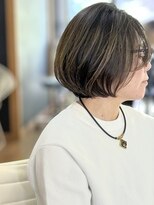 トランクサロンカッパード 大人ぱっつんボブ/髪質改善トリートメント/ホワイトシリカTR