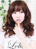 ふんわりウェーブカールロング
