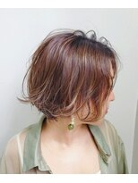 ヘアーメイクワン 横浜(hair make ONE005) ショートボブ×アドミオカラー×ハイライト