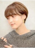 大人気☆絶壁解消大人なクールマッシュショート♪