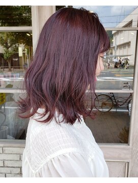 コーディアルヘア 白川本店(Cordial hair) 大人可愛い＊カシスピンク