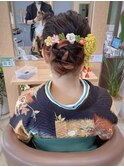 【MICHI 富田店　古作蓮】卒業式ヘアセット