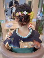 ヘアメイク ミチ 富田店(HAIRMAKE MICHI)&nbsp;【MICHI 富田店　古作蓮】卒業式ヘアセット