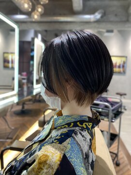 ベイショア(Bay Shore NY) Bayshore-yuka-20代 30代インナーカラーボブ