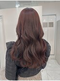 ブリーチ無しのピンクバイオレット