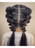 キッズヘアアレンジ♪