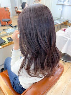 ネオリーブアイム 横浜西口店(Neolive aim) 艶髪☆ラベンダーグレー ハイライトカラー【横浜】w