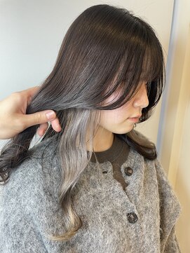 マティス 表参道(matiz) インナーカラー/ダークアッシュ/イメチェン/イヤリングカラー