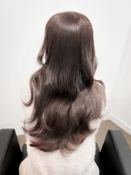 イオエ(ioe) 前髪/アンブレラカラー/こなれミディ/イメチェン/ウェーブパーマ