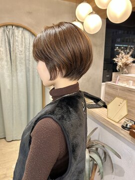 ロンドアジュール 横浜(Lond azur) 伸ばしかけに！丸みショートボブ！お洒落ショート！横浜