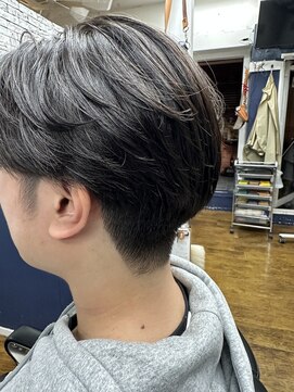 カミヤーズトウキョウ 五反田店 センターパートニュアンスパーマ