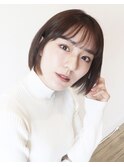 【 I. 】30代からのナチュラル前下がりショートボブ 川口