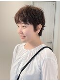 ショートヘア× パーマ