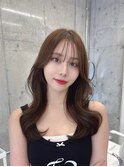 韓国可愛いくびれヘア*ベージュカラー【木南育】