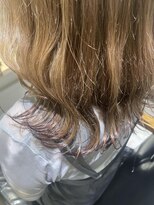 リタ(rita.)&nbsp;まつだて/裾カラー/ピンク/艶髪