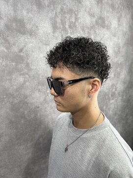 スピン 本八幡(SPIN) ベリーショート/ダークアッシュ/ニュアンスパーマ/韓国マッシュ